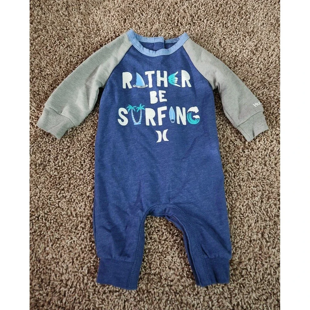 Hurley one piece outfit size 3 months
